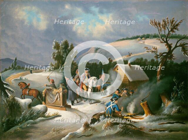 Washington at Valley Forge, mid 19th century. Creator: Unknown.