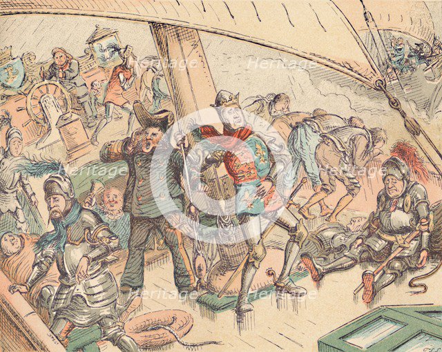 'Richmond at Sea', c1884. Artist: Thomas Strong Seccombe.