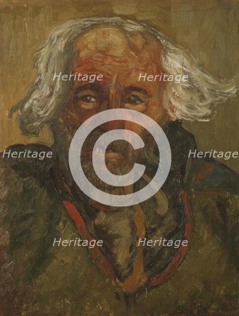 White-Haired Lapp, Kvikkjokk, c1900s. Creator: Helmer Osslund.