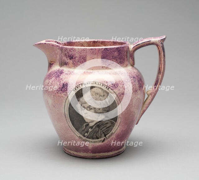 Jug, c. 1825. Creator: Unknown.