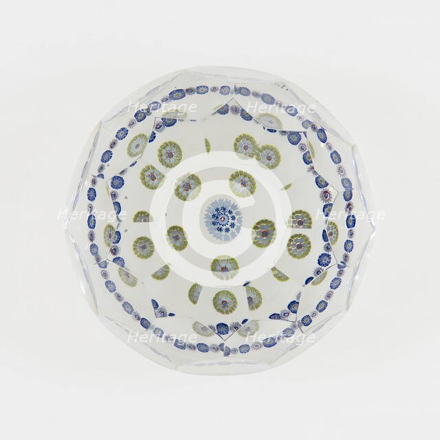 Paperweight, France, c. 1845/60. Creator: Clichy Glassworks.