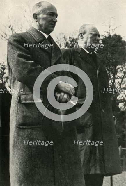 'Winston Churchill and President Benes', c1940s, (1947).  Creator: Unknown.