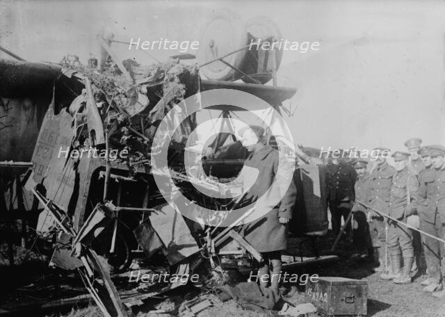 Wrecked "GOTHA", 1917. Creator: Bain News Service.