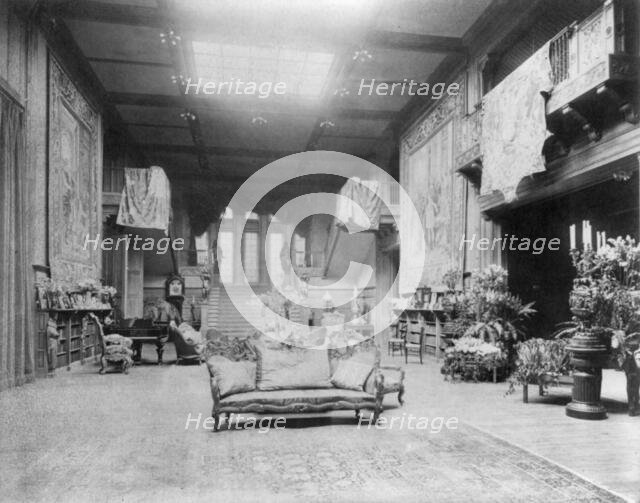Interior of John R. McLean House, 1500 I St., N.W., Washington, D.C., c1907. Creator: Frances Benjamin Johnston.