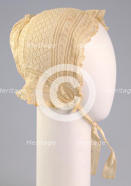 Cap, American, ca. 1860. Creator: Unknown.