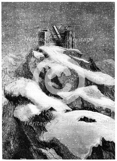 Illustration from De la Terre a la Lune by Jules Verne, 1865. Artist: Unknown