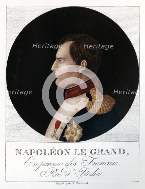Emperor Napoleon Bonaparte, (1769-1821), 1912.Artist: N Bertrand