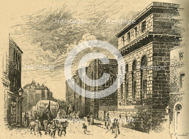The Old Bailey, London, early 19th century (c1890). Creator: Unknown.
