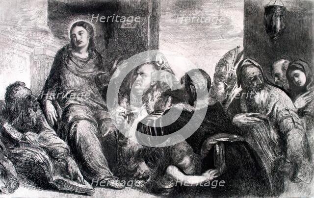 Christ Disputing with the Doctors in the Temple, 1826. Creator: Andrew Geddes.