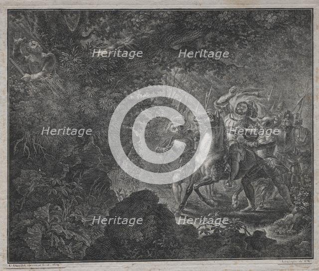 William Tell at Küssnacht, 1820. Creator: Charles Samuel Girardet (Swiss, 1780-1863).