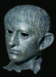 Head of the Emperor Claudius, Roman Britain, 1st century. Artist: Unknown