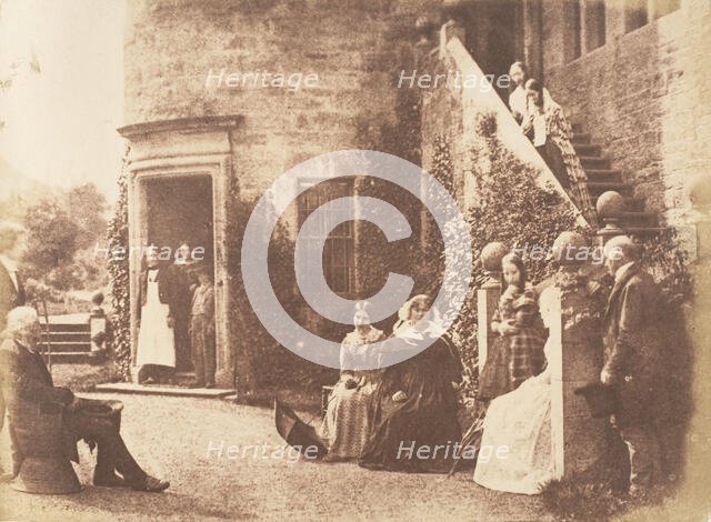 Bonaly Towers. Home of Lord Cockburn, 1843-47. Creators: David Octavius Hill, Robert Adamson, Hill & Adamson.