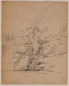 Reichenbach Falls, October 7th, 1840. Creator: John William Casilear.