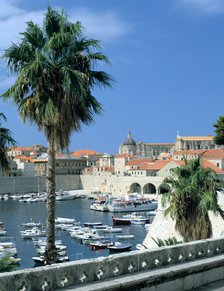 Old harbour, Dubrovnik, Croatia.