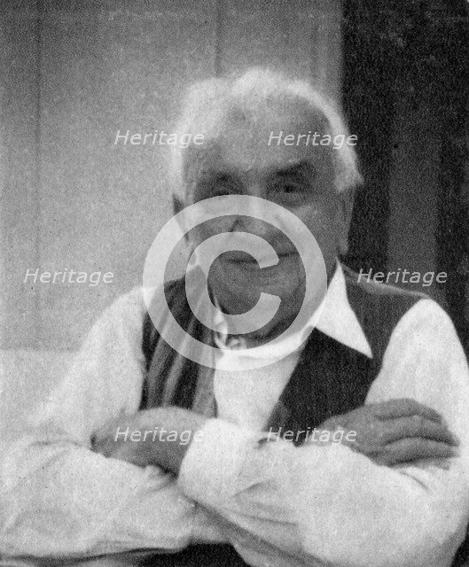 Louis Lumiere, French photographer and cinematographer, 1937. Artist: Unknown