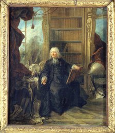 Portrait thought to be of Father Jean-Antoine Nollet (1700-1770), c1740. Creator: Jacques de Lajoue II.