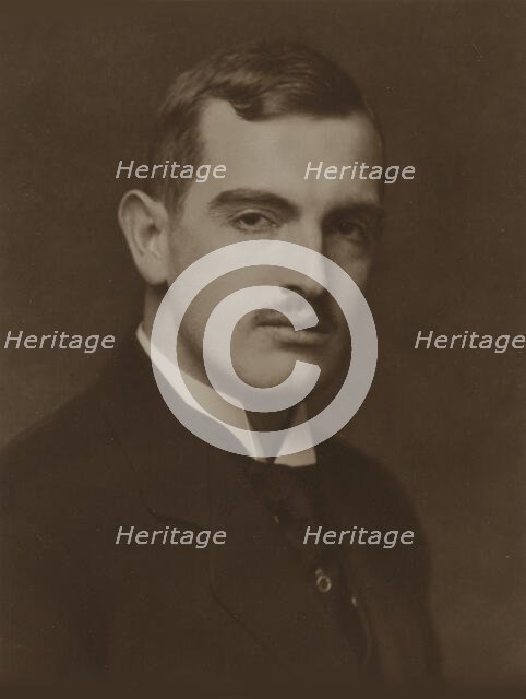 Portrait of the pianist and composer Fridtjof Backer-Grøndahl (1885-1959), 1922. Creator: Rude, Ernest (1871-1948).