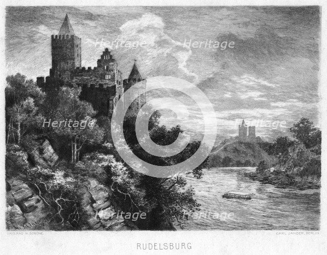 Rudelsburg, Germany, c1900. Artist: Carl Jander