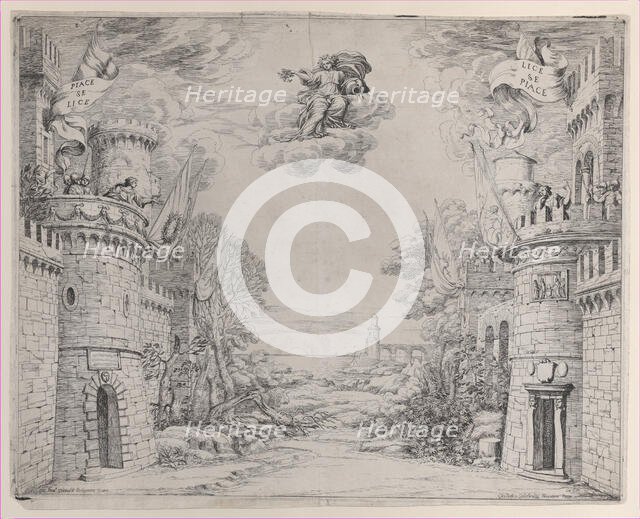 Scene from Il Triompho della Pieta, 1640-69. Creator: Giovanni Battista Galestruzzi.