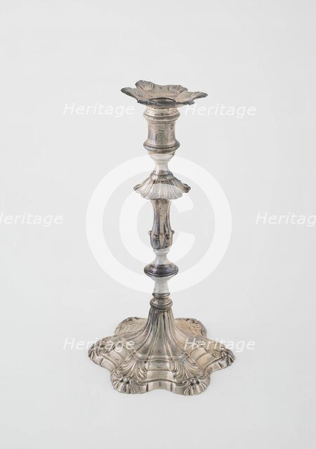 Candlestick, London, 1762/63. Creator: Ebenezer Coker.
