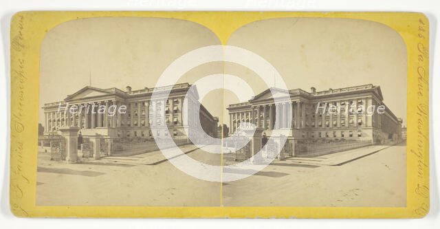 U.S. Treasury, late 19th century. Creator: J F Jarvis.