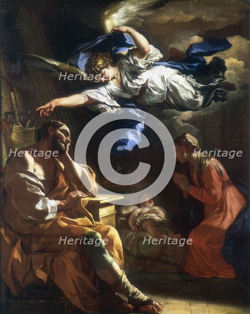 'St Joseph's Dream', c1677-1747. Artist: Francesco Solimena