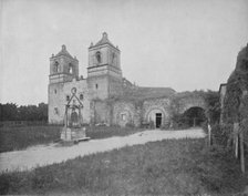 'The Old Mission in San Antonio', 19th century. Artist: Unknown.