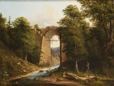 Bridge in Czerna, 1848. Creator: Aleksander Plonczynski.