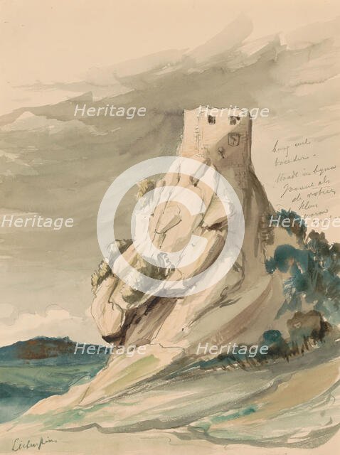 Liebenstein Castle, 1840-1845. Creator: Johannes Tavenraat.