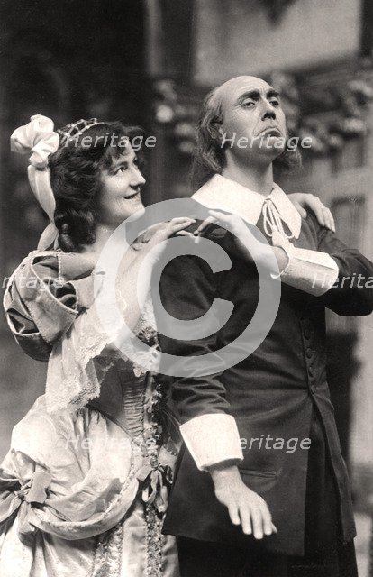 Louie Pounds and Powis Pinder in Lady Tatters, 1907.Artist: Foulsham and Banfield