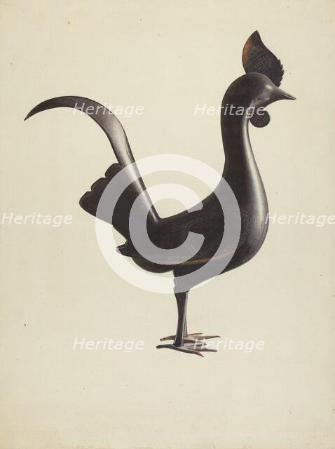 Small Iron Cock, c. 1940. Creator: Unknown.