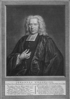 Johann Wessel, c1740s? Creator: Jacobus Houbraken.