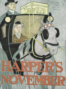 Harper's November, c1890 - 1907. Creator: Edward Penfield.