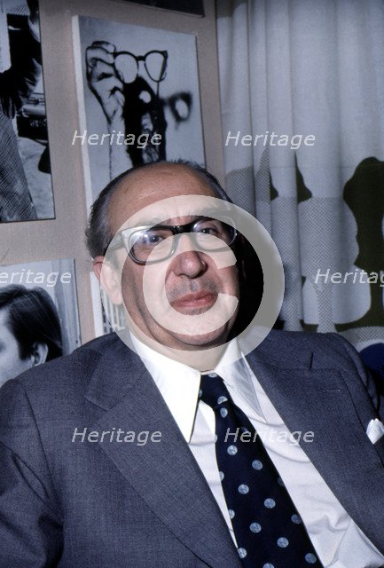 Álvaro Cunqueiro (1911-1981), Spanish writer, photo 1976.