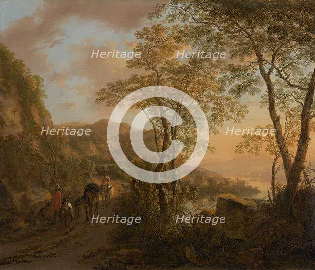 Italian Landscape, c1638-1652. Creator: Jan Dirksz Both.