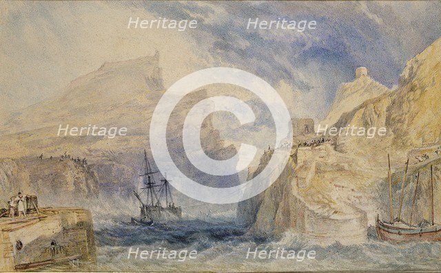 Boscastle, Cornwall, c1824. Artist: JMW Turner.