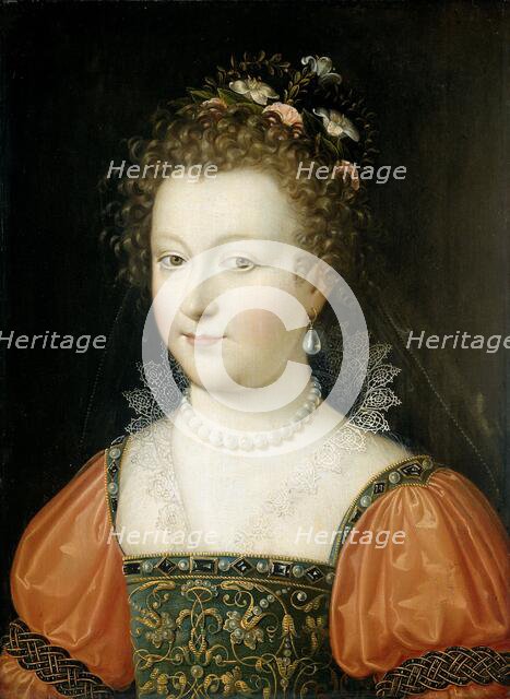 Portrait of a Woman (previously identified as Queen Elizabeth I), 1550-1574. Creator: Anon.