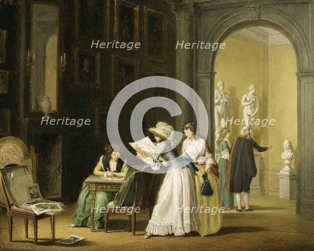 Interior from an Art Collection. Creator: Per Hillestrom.