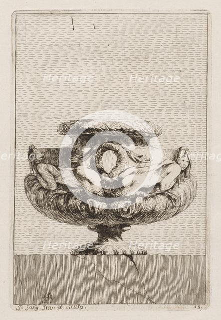 Suite of Vases: Plate 13, 1746. Creator: Jacques François Saly (French, 1717-1776).