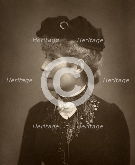 Harriett Jay, British author and playwright, 1888. Artist: Ernest Barraud