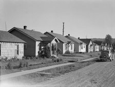 Type of home built by private interests for mill people, Longview, Cowlitz County, Washington, 1939. Creator: Dorothea Lange.