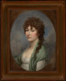 Portrait of Maria Grabowska, 1790-1798. Creator: Unknown.