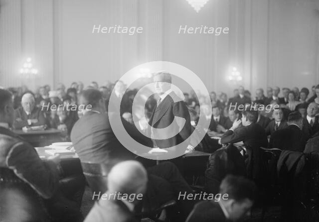 House of Representatives Committees - Committee To Investigate The Alleged Divulgence..., 1917. Creator: Harris & Ewing.