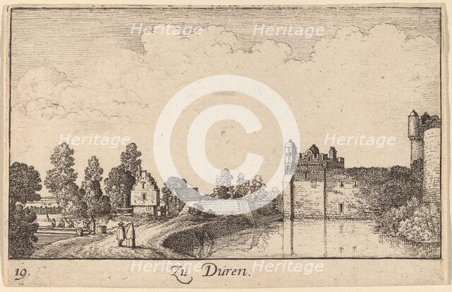 Duren, 1635. Creator: Wenceslaus Hollar.