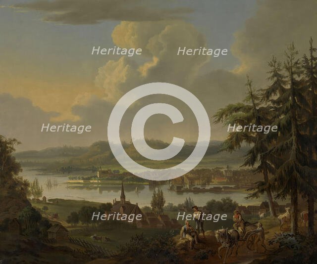 View from Ekebergasen, probably 1792. Creator: Christian August Lorentzen.