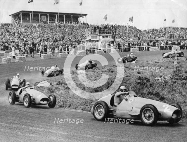 1953 Dutch Grand Prix, Ascari leads in Ferrari. Creator: Unknown.