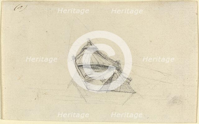 Seine Boat for "Le Pont-au-Change", probably c. 1854. Creator: Charles Meryon.