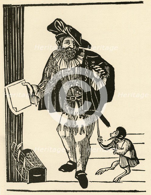 'A Mountebank of Old London', (1928).  Creator: Unknown.