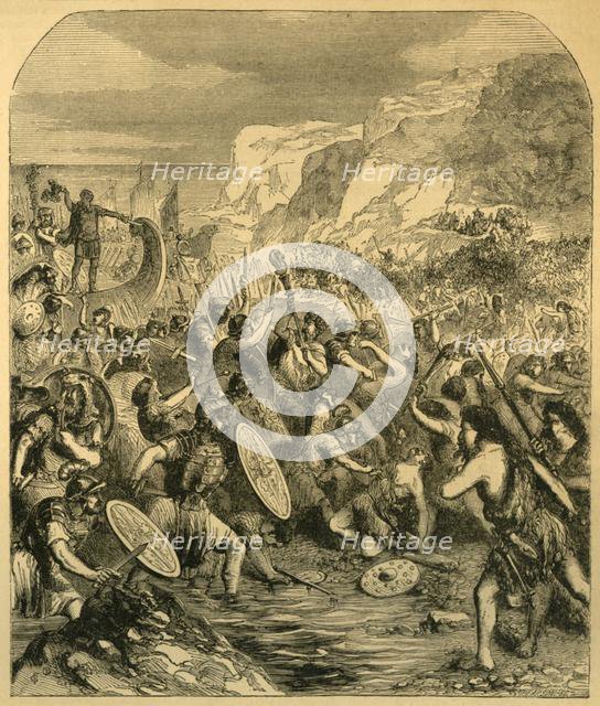 'Landing of Julius Caesar', c1890. Creator: Unknown.