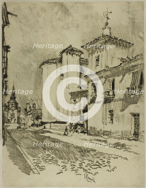 Tall and Stately Churches, c. 1903. Creator: Joseph J Pennell.